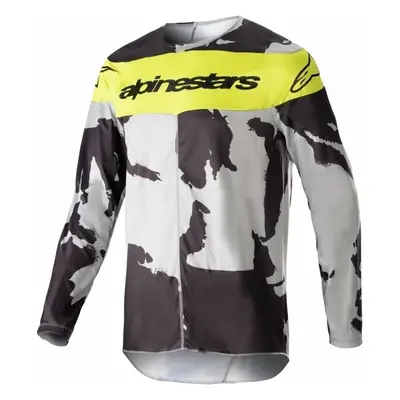 Alpinestars Racer Tactical Jersey Gray/Camo/Yellow Fluorescent Cross mez