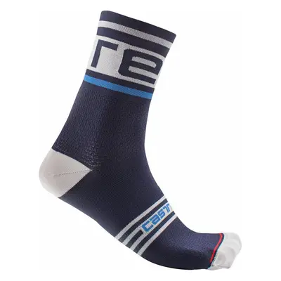 Castelli Prologo Sock Belgian Blue S/M Kerékpáros zoknik