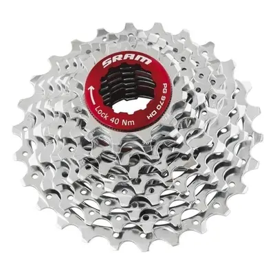 SRAM PG-970 Kazetta 9-Speed 11-32T Silver/Red