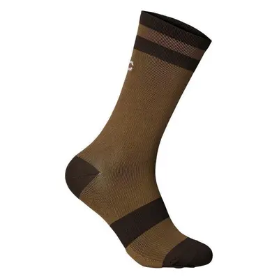 POC Lure MTB Sock Long Jasper Brown/Axinite Brown Kerékpáros zoknik