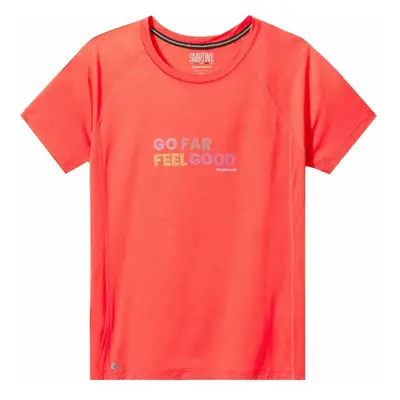 Smartwool Women's Active Ultralite Go Far Feel Good Graphic Short Sleeve Tee Carnival Póló