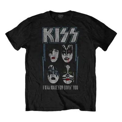 Kiss Ing Made For Lovin' You Unisex Black