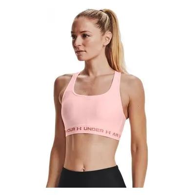 Under Armour Women's Armour Mid Crossback Sports Bra Beta Tint/Stardust Pink Fitness fehérnemű