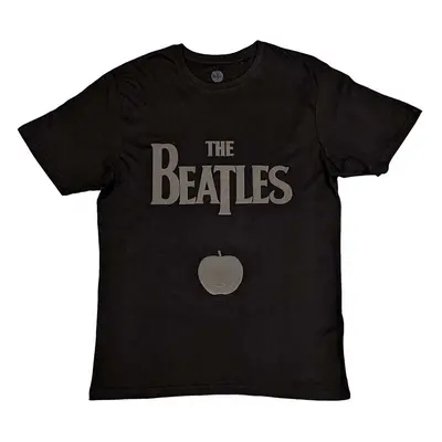 The Beatles Ing Drop T Logo & Apple Unisex Black