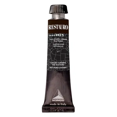 Maimeri Varnish Restauro Restauráló festék Raw Umber 20 ml db