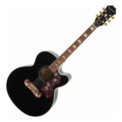 Epiphone J-200 EC Black Elektroakusztikus gitár