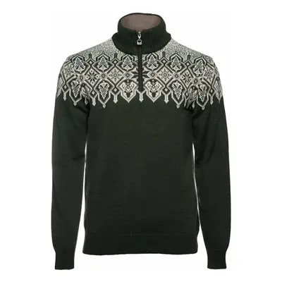 Dale of Norway Winterland Mens Merino Wool Sweater Dark Green/Off White/Mountainstone Pulóver