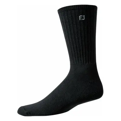 Footjoy ProDry Lightweight Crew Mens Socks Zokni Black