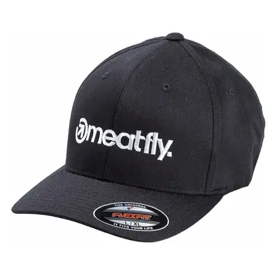 Meatfly Brand Flexfit Black Baseball sapka