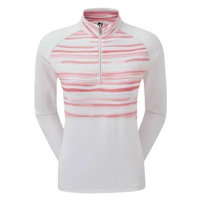 Footjoy Half-Zip Jersey Watercolour White Pulóver