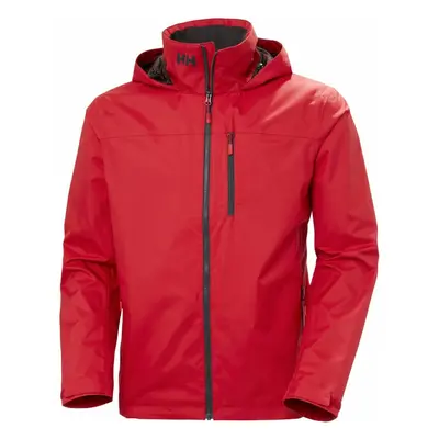 Helly Hansen Kabát Men's Crew Hooded Sailing Jacket 2.0 Red