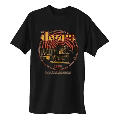 The Doors Ing Retro Circle Unisex Black