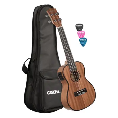 Cascha HH2035E Natural Koncert ukulele