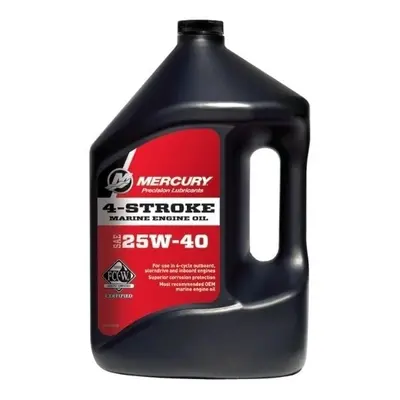 Mercury 4-Stroke Marine Engine Oil 25W-40 L ütemű csónakmotor olaj