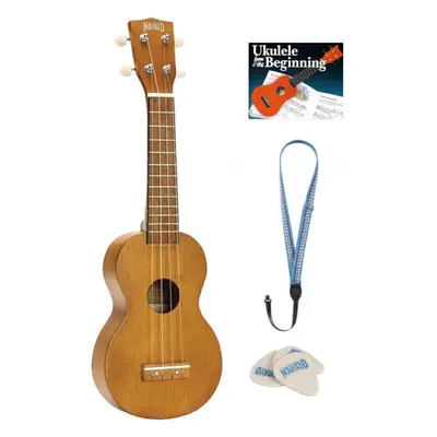 Mahalo MK1-TBR SET Transparent Brown Szoprán ukulele