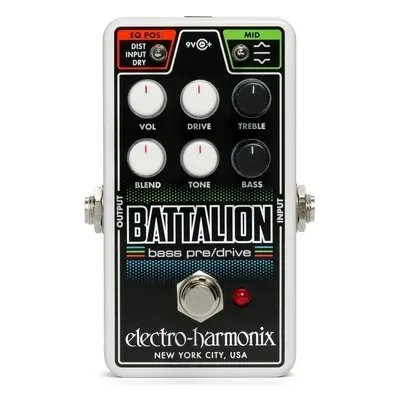 Electro Harmonix Nano Battalion Bass Preamp & Overdrive Basszusgitár effektpedál