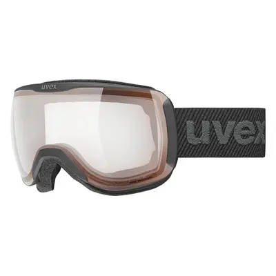 UVEX Downhill V Black Mat/New Variomatic Mirror Red Síszemüvegek