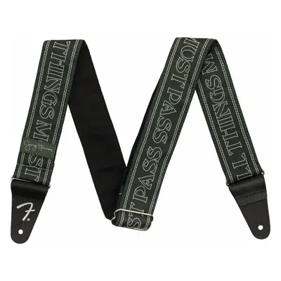 Fender George Harrison All Things Must Pass Logo Strap Textil gitár heveder Green