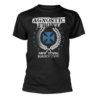 Agnostic Front Ing Blue Iron Cross Black