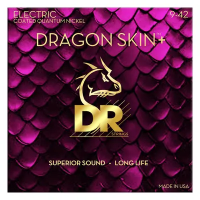 DR Strings Dragon Skin+ Coated Light Elektromos gitárhúrok