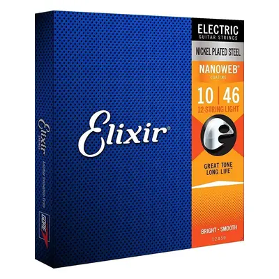 Elixir NanoWeb 12-String Elektromos gitárhúrok