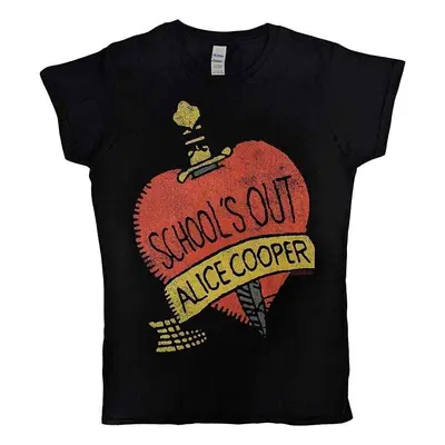 Alice Cooper Ing School's Out Womens Black