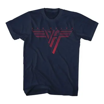 Van Halen Ing Classic Red Logo Unisex Navy Blue