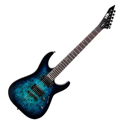 ESP LTD M-200DX Blue Burst Elektromos gitár