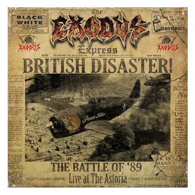 Exodus - British Disaster: The Battle of '89 (Live At The Astoria) (Gold Coloured) (2 LP)