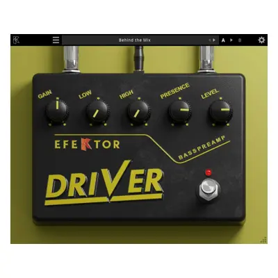 KUASSA Efektor Bass Driver Preamp (Digitális termék)