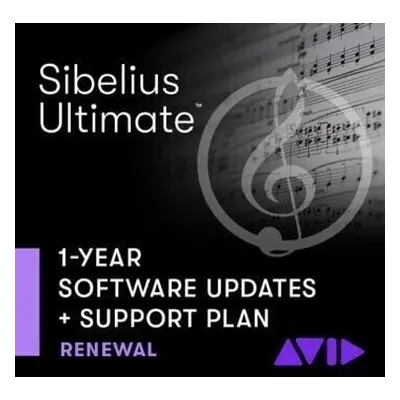 AVID Sibelius Ultimate 1Y Updates+Support (Renewal) (Digitális termék)