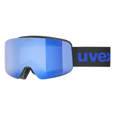 UVEX Pwdr FM Black Mat/Mirror Blue Síszemüvegek