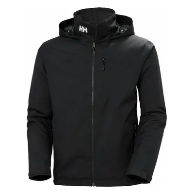 Helly Hansen Kabát Men's Crew Hooded Midlayer Sailing Jacket 2.0 Black