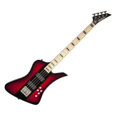 Jackson Dave Ellefson Kelly Bird IV Red Stripe Elektromos basszusgitár