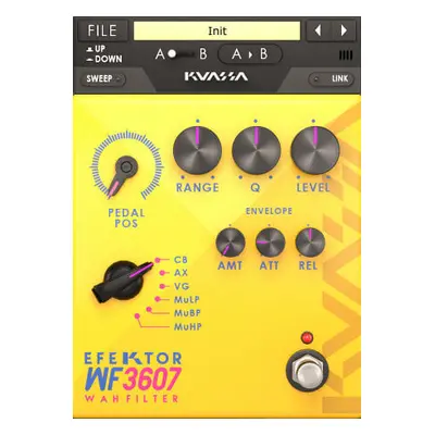 KUASSA Efektor WF3607 Wah Filter (Digitális termék)