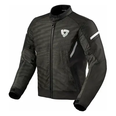 Rev'it! Jacket Torque H2O Black/White Textildzseki