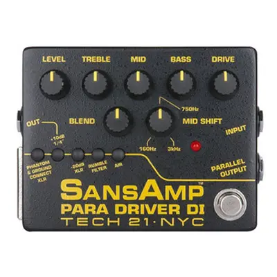 Tech SansAmp Para Driver DI Basszusgitár effektpedál