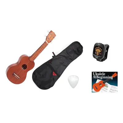 Mahalo MK1 Ukulele SET Transparent Brown Szoprán ukulele