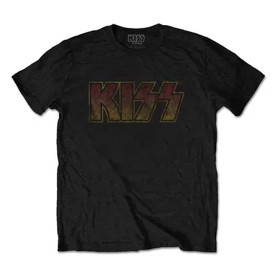 Kiss Ing Vintage Classic Logo Unisex Black