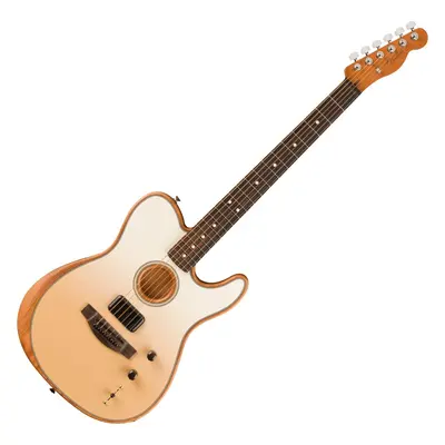 Fender FINNEAS Acoustasonic Player Telecaster RW Cappuccino Fade Elektroakusztikus gitár