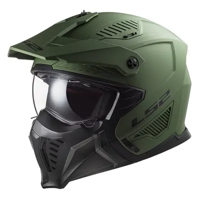 LS2 OF606 Drifter Solid Matt Military Green Bukósisak