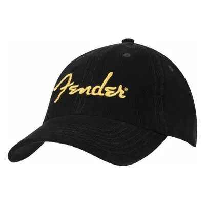 Fender Sapka Gold Spaghetti Logo Corduroy Black