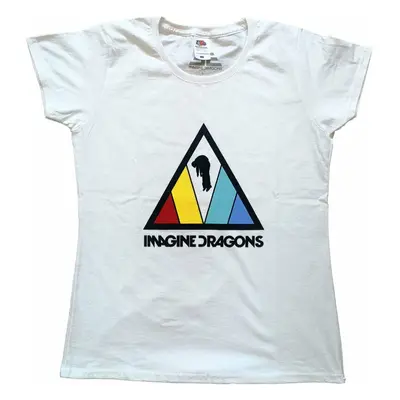 Imagine Dragons Ing Triangle Logo Womens White