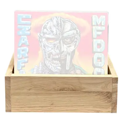 Music Box Designs A Vulgar Display of Vinyl 12" Vinyl Storage Doboz LP lemezekhez Natural