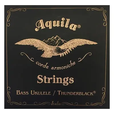 Aquila 140U Thunderblack Húrok Basszus ukulelére