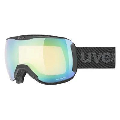 UVEX Downhill V Black Mat/Variomatic Mirror Green Síszemüvegek