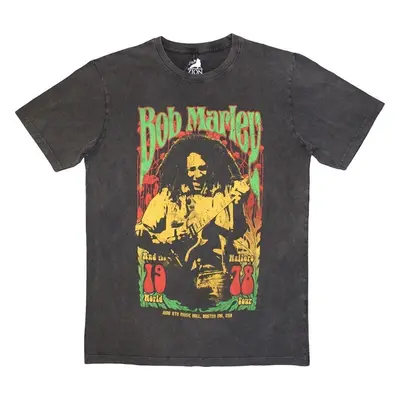 Bob Marley Ing Stone Wash Unisex Charcoal Grey