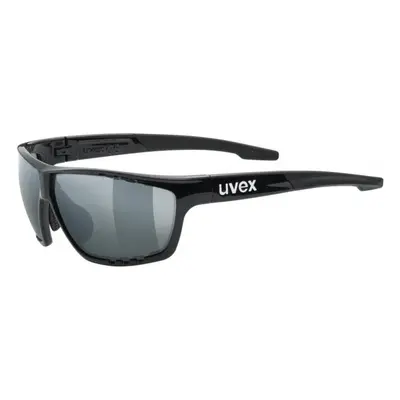 UVEX Sportstyle Black/Litemirror Silver Kerékpáros szemüveg