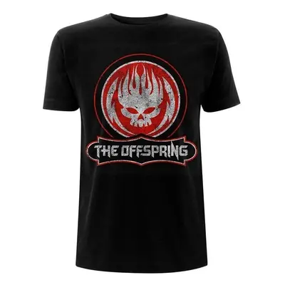 The Offspring Ing Distressed Skull Unisex Black