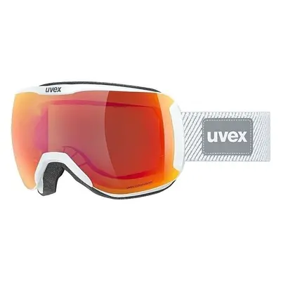 UVEX Downhill CV Planet Planet White Shiny/Mirror Scarlet/Green Síszemüvegek